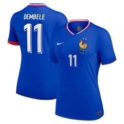 Femmer Maillot de Foot France Dembele #11 Euro 2024 Domicile