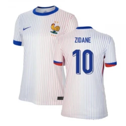 Femmer Maillot de Foot France Zinédine Zidane #10 Euro 2024 Extérieur