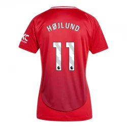 Femmer Maillot de Foot Manchester United Hojlund #11 2024-25 Domicile