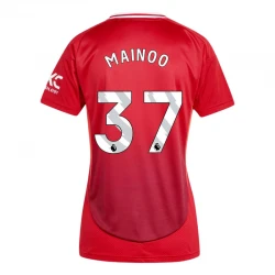 Femmer Maillot de Foot Manchester United Kobbie Mainoo #37 2024-25 Domicile