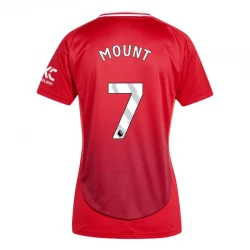 Femmer Maillot de Foot Manchester United Mason Mount #7 2024-25 Domicile