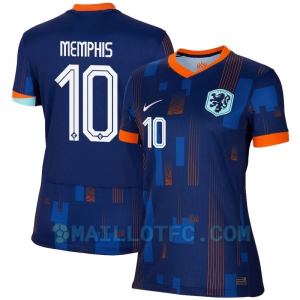 Femmer Maillot de Foot Pays-Bas Memphis Depay #10 Euro 2024 Extérieur