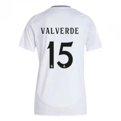 Femmer Maillot de Foot Real Madrid Federico Valverde #15 2024-25 Domicile