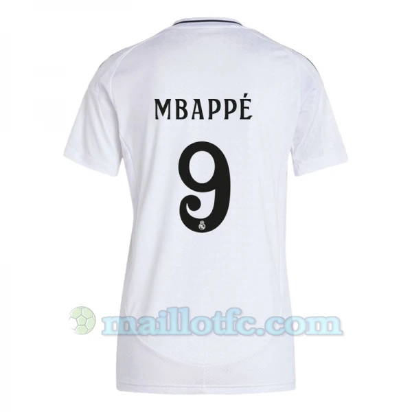 Femmer Maillot de Foot Real Madrid Mbappe #9 2024-25 Domicile