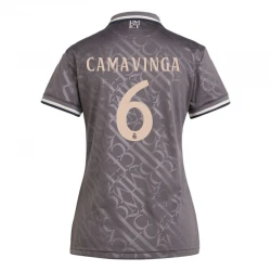 Femmer Maillot Equipe Foot Real Madrid Eduardo Camavinga #6 2024-25 Third