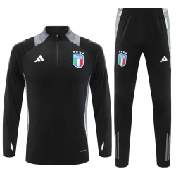 Italie Ensemble Sweat d'entraînement 2024-25 Noir