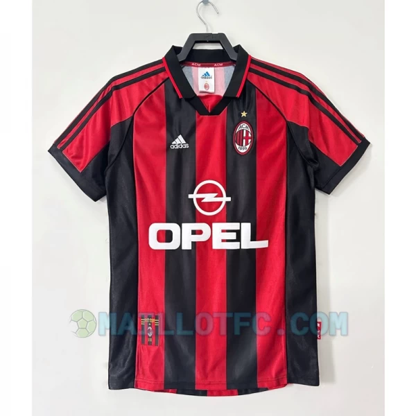 Maillot AC Milan Retro 1998-99 Domicile Homme