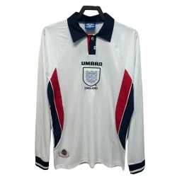 Maillot Angleterre Retro 1998 Domicile Homme Manches Longues