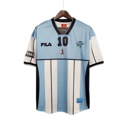 Maillot Argentine Diego Maradona #10 Retro 2001 Domicile Homme