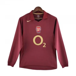 Maillot Arsenal FC Retro 2005-06 Domicile Homme Manches Longues