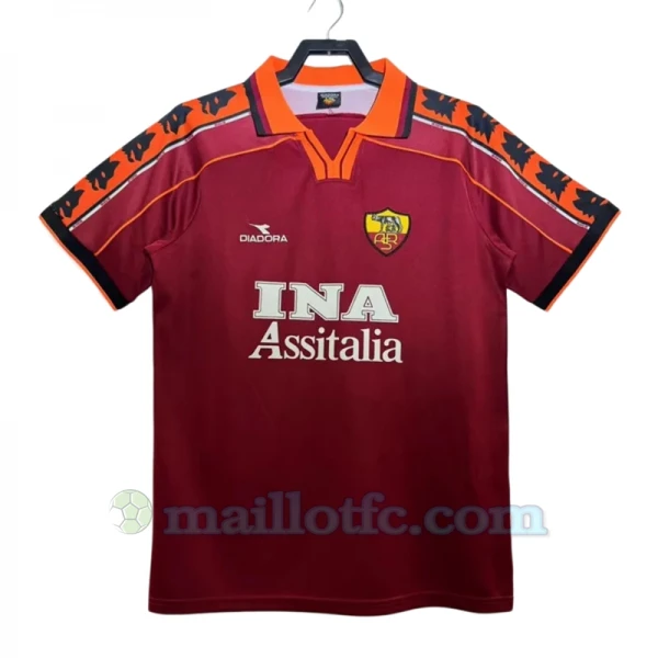 Maillot AS Roma Retro 1998-99 Domicile Homme