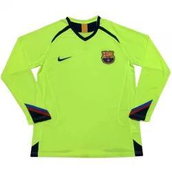 Maillot Barça Retro 2005-06 Extérieur Homme Manches Longues