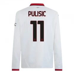 Maillot de Foot AC Milan 2024-25 Christian Pulisic #11 Extérieur Homme Manches Longues