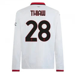 Maillot de Foot AC Milan 2024-25 Thiaw #28 Extérieur Homme Manches Longues