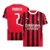 Maillot de Foot AC Milan Alvaro Morata #7 2024-25 UCL Domicile Homme