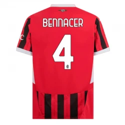 Maillot de Foot AC Milan Bennacer #4 2024-25 Domicile Homme