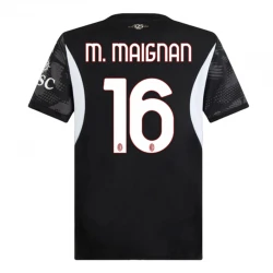 Maillot de Foot AC Milan M.Maignan #16 2024-25 Gardien de But Domicile Homme