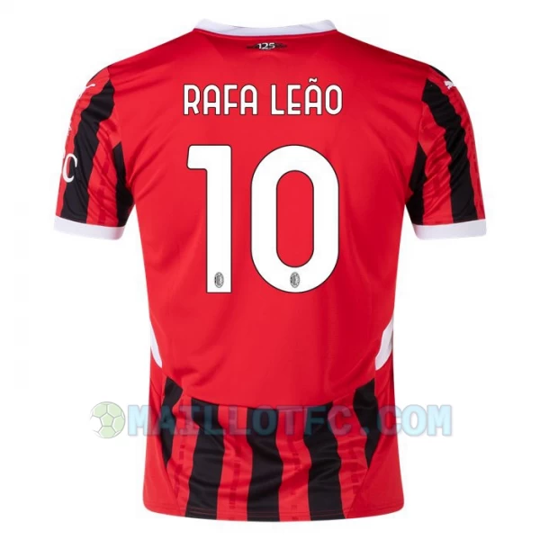 Maillot de Foot AC Milan Rafa Leao #10 2024-25 Domicile Homme