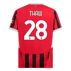 Maillot de Foot AC Milan Thiaw #28 2024-25 Domicile Homme