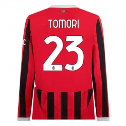 Maillot de Foot AC Milan Tomori #23 2024-25 Domicile Homme Manches Longues