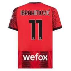 Maillot de Foot AC Milan Zlatan Ibrahimović #11 2023-24 Domicile Homme
