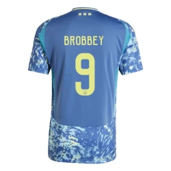 Maillot de Foot AFC Ajax Amsterdam 2024-25 Brobbey #9 Extérieur Homme