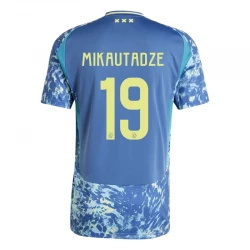 Maillot de Foot AFC Ajax Amsterdam 2024-25 Georges Mikautadze #19 Extérieur Homme