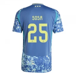 Maillot de Foot AFC Ajax Amsterdam 2024-25 Sosa #25 Extérieur Homme