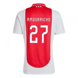 Maillot de Foot AFC Ajax Amsterdam Amourricho #27 2024-25 Domicile Homme