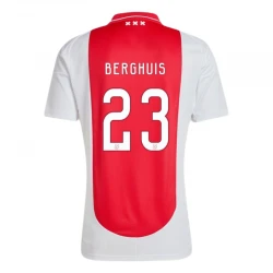 Maillot de Foot AFC Ajax Amsterdam Berghuis #23 2024-25 Domicile Homme