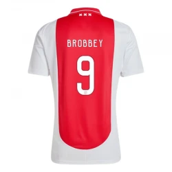 Maillot de Foot AFC Ajax Amsterdam Brobbey #9 2024-25 Domicile Homme