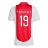 Maillot de Foot AFC Ajax Amsterdam Georges Mikautadze #19 2024-25 Domicile Homme