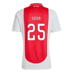Maillot de Foot AFC Ajax Amsterdam Sosa #25 2024-25 Domicile Homme