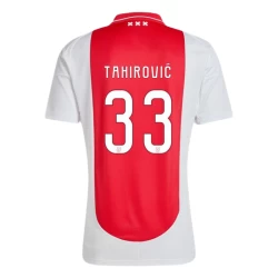 Maillot de Foot AFC Ajax Amsterdam Tahirovic #33 2024-25 Domicile Homme