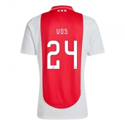 Maillot de Foot AFC Ajax Amsterdam Vos #24 2024-25 Domicile Homme