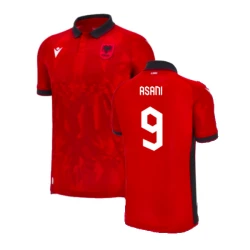 Maillot de Foot Albanie Asani #9 Euro 2024 Domicile Homme