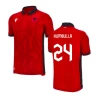 Maillot de Foot Albanie Kumbulla #24 Euro 2024 Domicile Homme