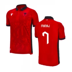 Maillot de Foot Albanie Manaj #7 Euro 2024 Domicile Homme