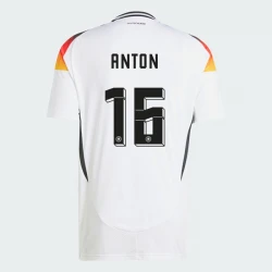 Maillot de Foot Allemagne Anton #16 Euro 2024 Domicile Homme