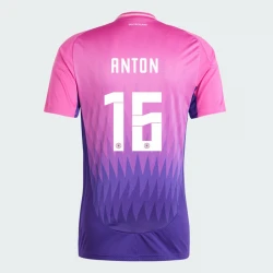 Maillot de Foot Allemagne Anton #16 Euro 2024 Extérieur Homme