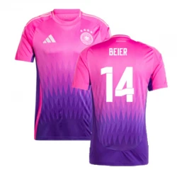 Maillot de Foot Allemagne Beier #14 Euro 2024 Extérieur Homme