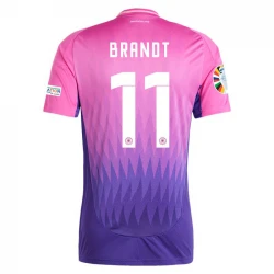 Maillot de Foot Allemagne Brandt #11 Euro 2024 Extérieur Homme