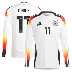 Maillot de Foot Allemagne Fuhrich #11 Euro 2024 Domicile Homme Manches Longues