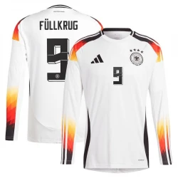 Maillot de Foot Allemagne Fullkrug #9 Euro 2024 Domicile Homme Manches Longues