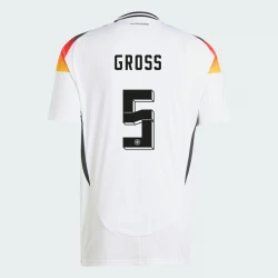 Maillot de Foot Allemagne Gross #5 Euro 2024 Domicile Homme