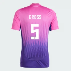 Maillot de Foot Allemagne Gross #5 Euro 2024 Extérieur Homme