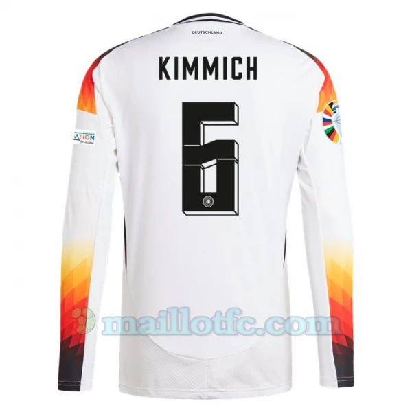 Maillot de Foot Allemagne Joshua Kimmich #6 Euro 2024 Domicile Homme Manches Longues