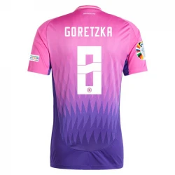 Maillot de Foot Allemagne Leon Goretzka #8 Euro 2024 Extérieur Homme