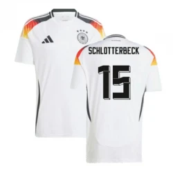 Maillot de Foot Allemagne Schlotterbeck #15 Euro 2024 Domicile Homme