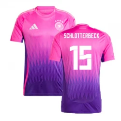 Maillot de Foot Allemagne Schlotterbeck #15 Euro 2024 Extérieur Homme